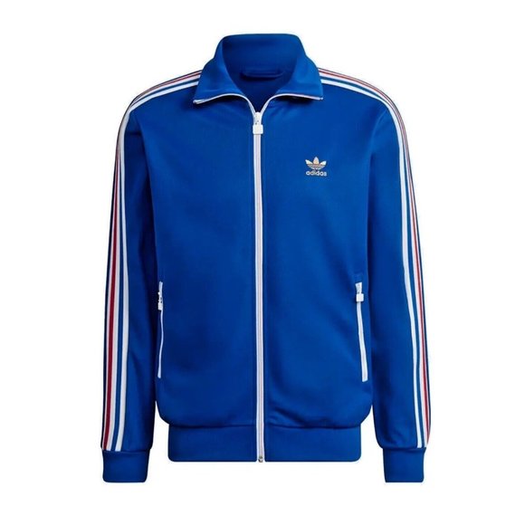 ジャケット・アウター ADIDAS BECKENBAUER BEROA JACKET NVY M adidas Originals Beckenbauer Green Track Jacket Retro White